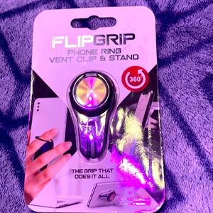 Flip Grip Phone Ring Vent Clip$ Stand